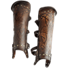 Odomar Viking Leather Greaves