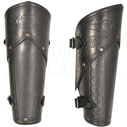 Celtic Mantikor Leather Bracers - MY100415 by Traditional Archery ...