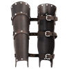 Baudouin Leather Greaves