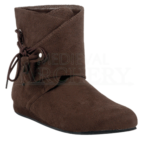 Mens Medieval Low Boots FW2002 by Traditional Archery, Traditional Bows, Medieval Bows