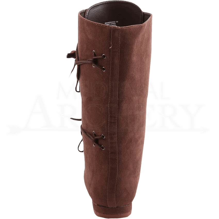 knee high boots with bow on back