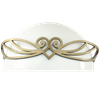 Elven Swirl Leather Headband