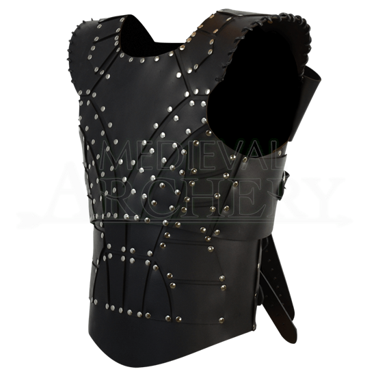 Dark Rogue Leather Armor Without Hood - Dk5010 By Traditional Archery 