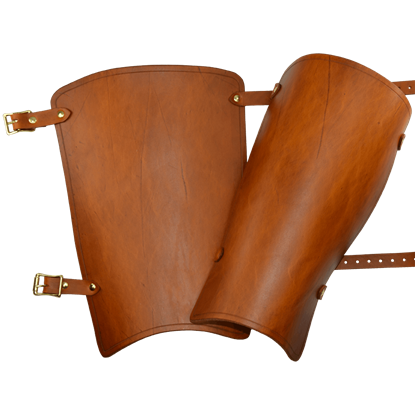 Simple Leather Greaves