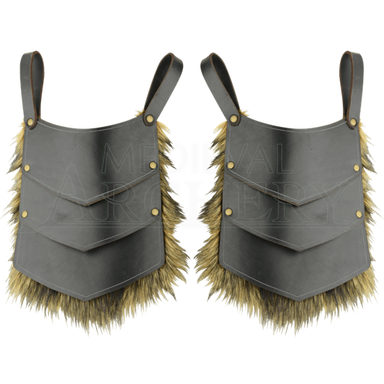 Savage Warrior Leather Tassets