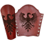 Germanic Eagle Leather Bracers