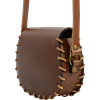 Leather Pouch with Shoulder Strap