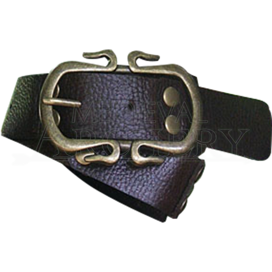  Studded Brown Buckle Belt MCI 330 by Traditional Archery 