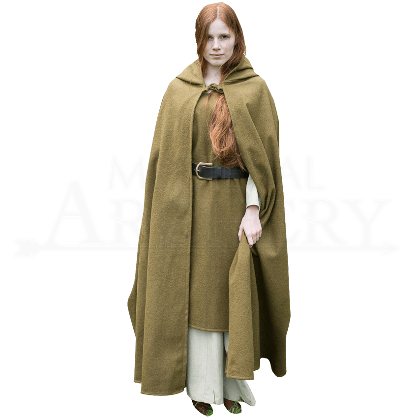 Hibernus Medieval Hooded Cloak - BG-1054 by Traditional Archery ...