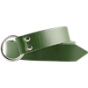 Leather Medieval Ring Belt - Green