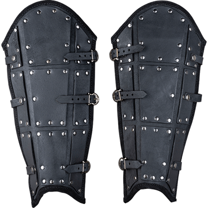 Quintus Leather Greaves - Premium Version