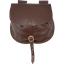 Small Merchant Leather Bag - Brown