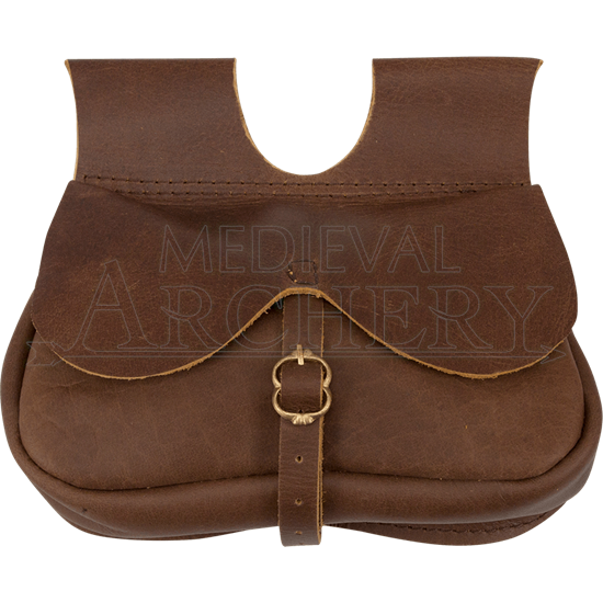 Buckled Travelers Pouch - Brown
