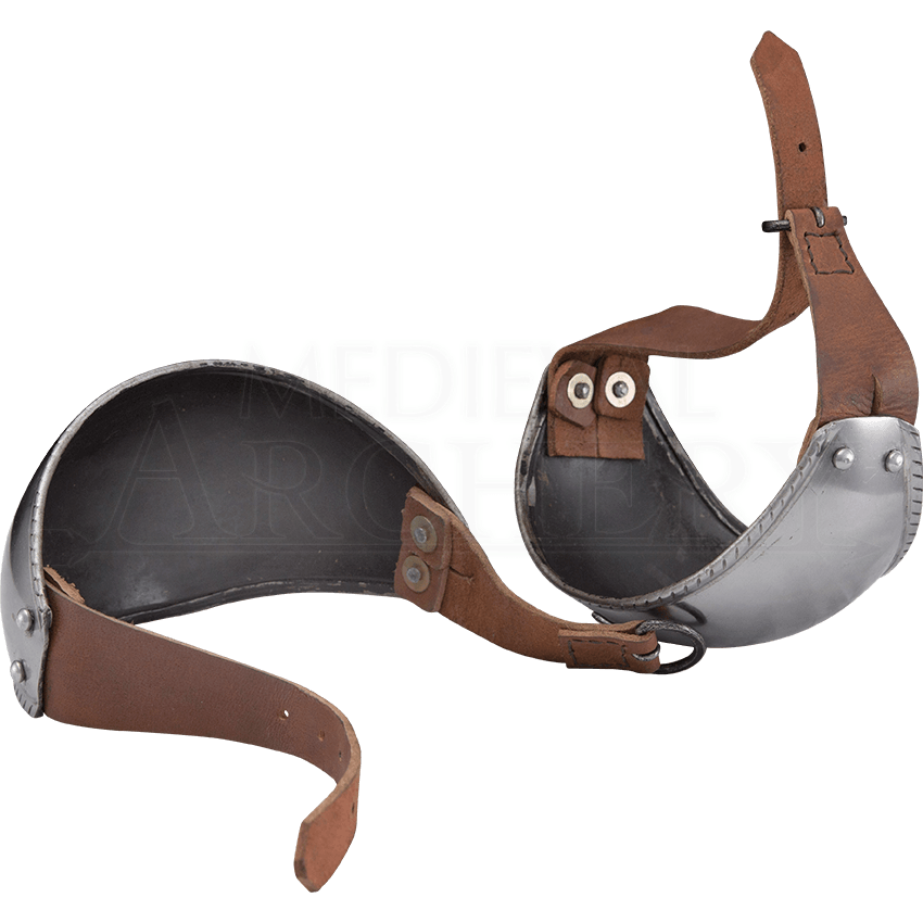 Polished Julius Elbow Guards - HW-700939 by Traditional Archery ...