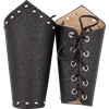 Distressed Leather Arm Bracers