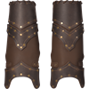 Scoundrel Leather Greaves