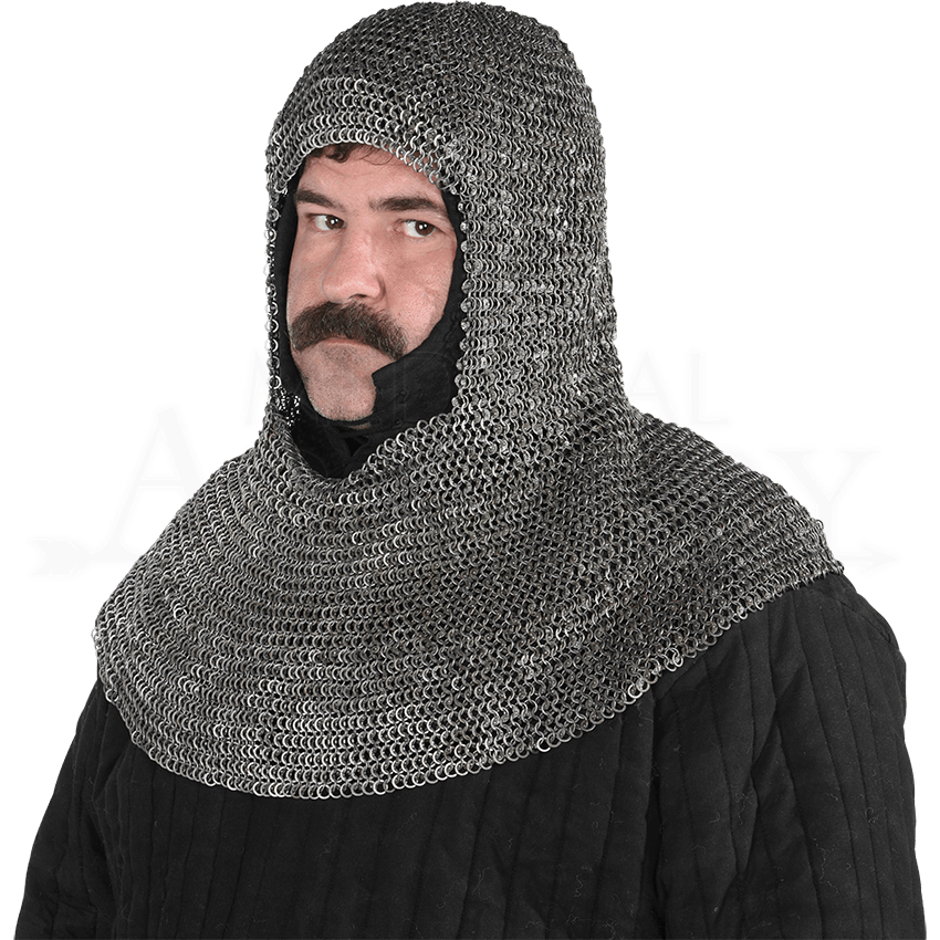 Premium Medieval Chainmail Coif - HW-700994 by Traditional Archery ...