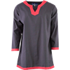 Basic Medieval Tunic  - Black with Red