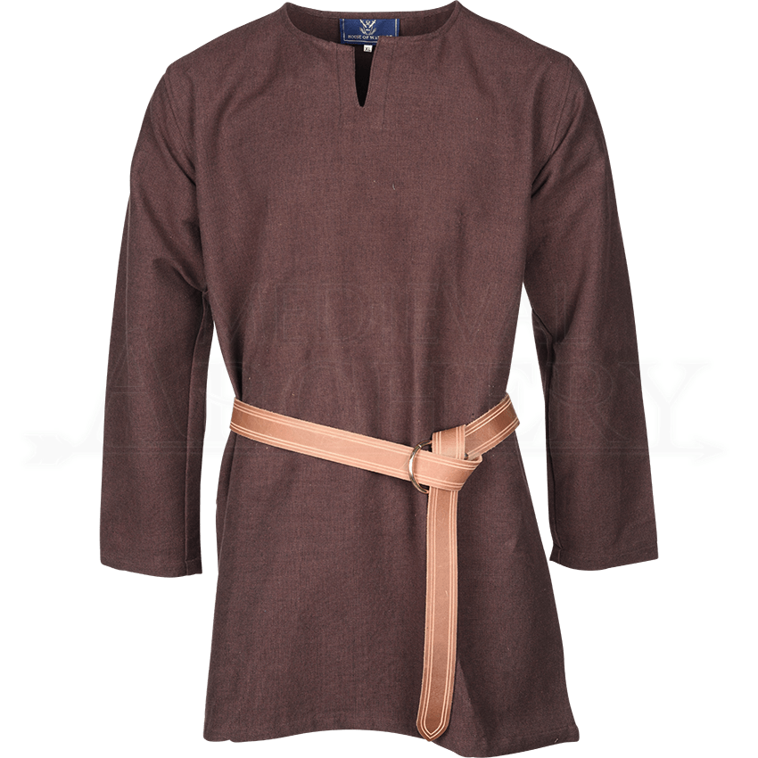 Long Sleeve Viking Tunic - Brown - HW-701401BR by Traditional Archery ...