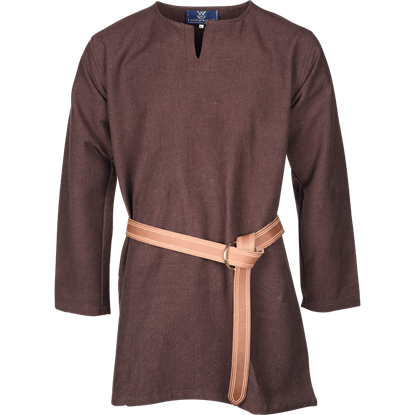 Long Sleeve Viking Tunic - Brown