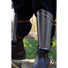 Scout Leg Guards - Polished Steel