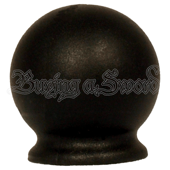 Black Basket Hilt Sword Pommel