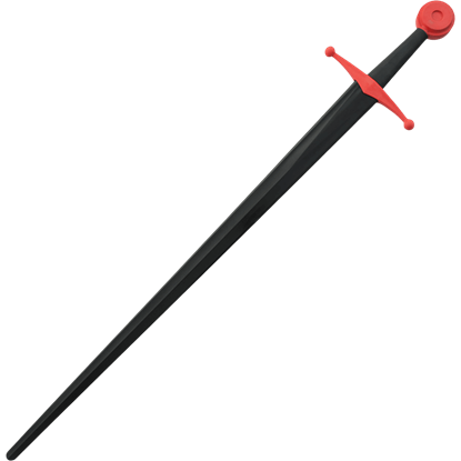 Black and Red Single Hand Sparring Sword