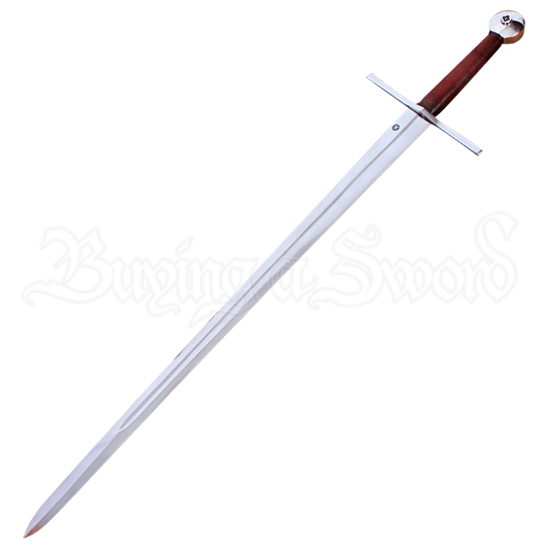 Two Handed Templar Sword With Scabbard