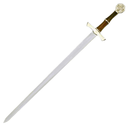 Brass Hilt Crusader Sword