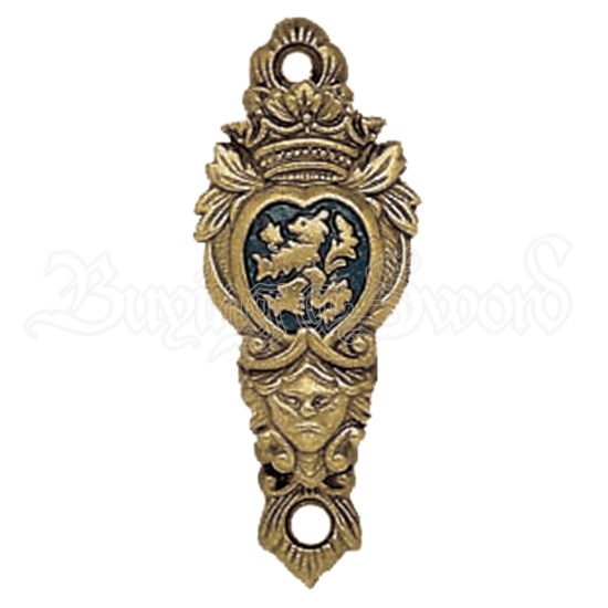 Brass Heraldic Crest Sword Hanger