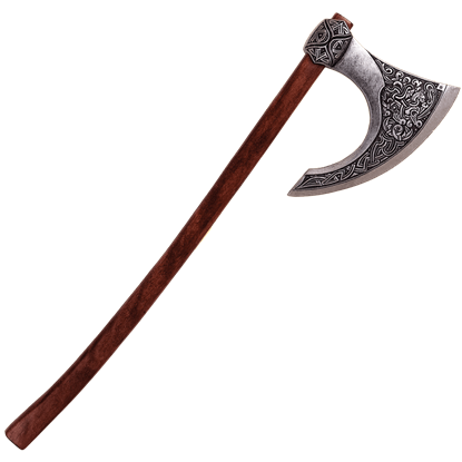 Two Hand Celtic Axe Pewter
