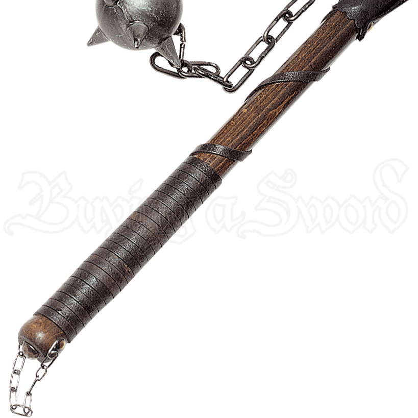 Large Two Ball Medieval Flail ME0041 by Medieval Swords, Functional Swords, Medieval Weapons