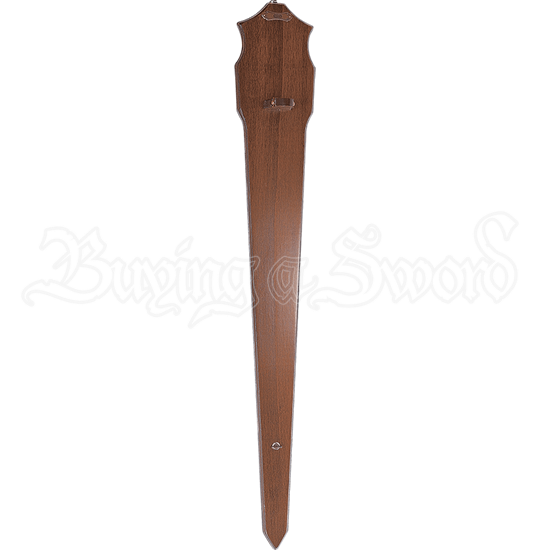 Wooden Display Plaque for Decorative Swords