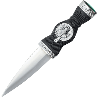 Green Gem Thistle Sgian Dubh