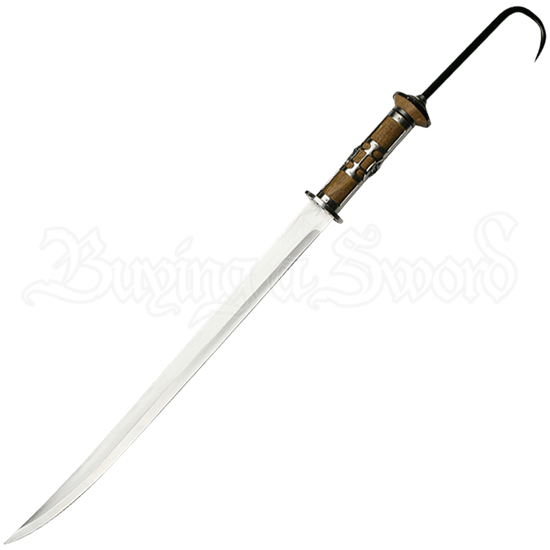 Pack of 12 Pirate Swords w/ Gold Scabbard Captain Hook Handle