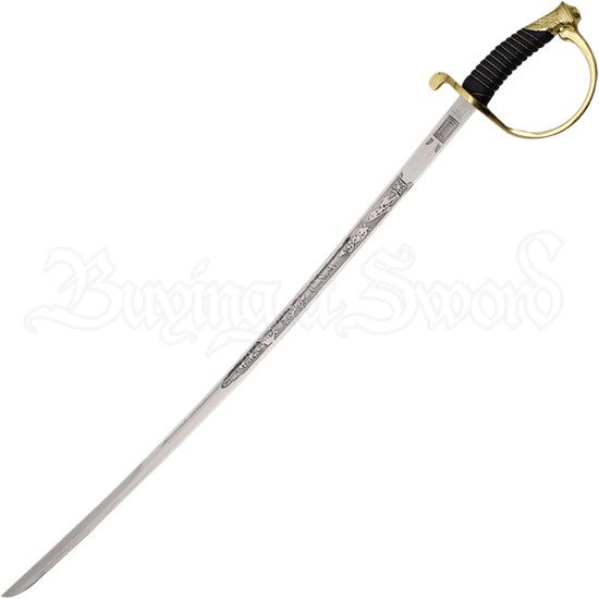 Etched CSA Cavalry Saber