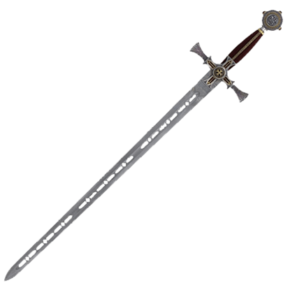 Damascened Templar Knight Sword by Marto