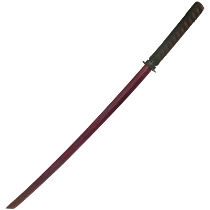 Maroon Wood Bokken Sword