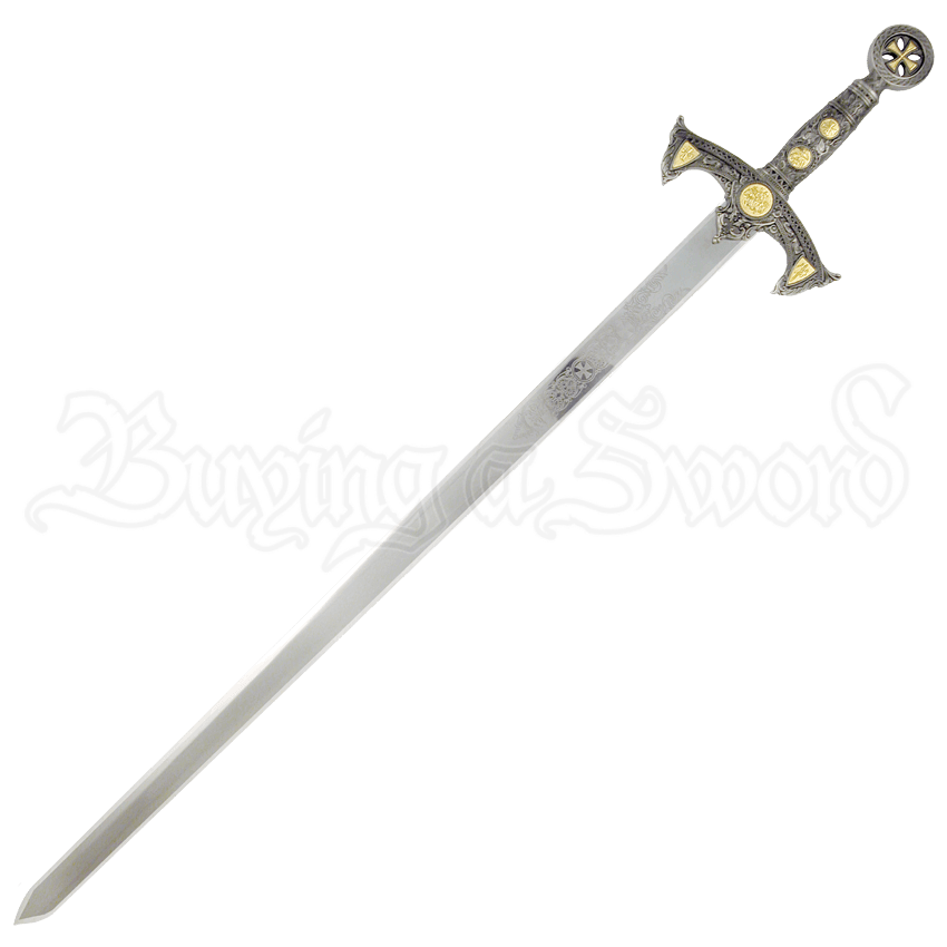 Knights Templar Sword With Plaque Mc D 5001 By Medieval Swords