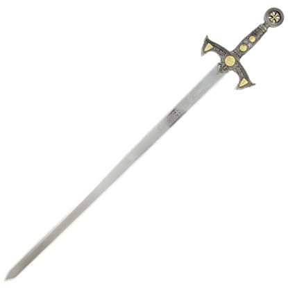 Knights Templar Sword with Plaque