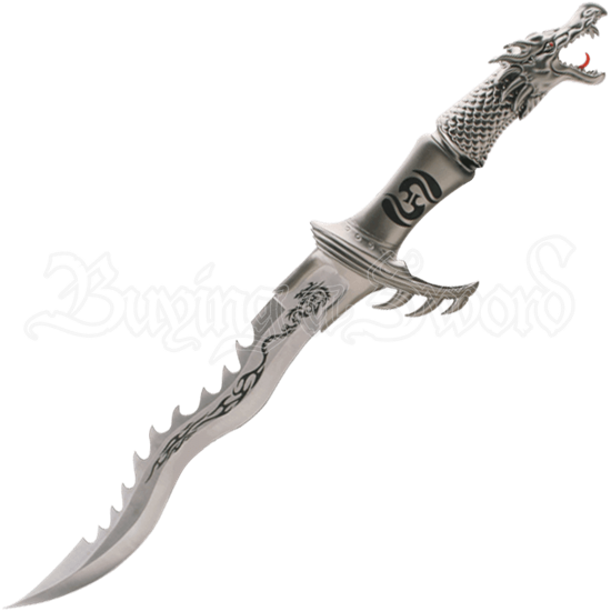 Silver Kris Dragon Dagger