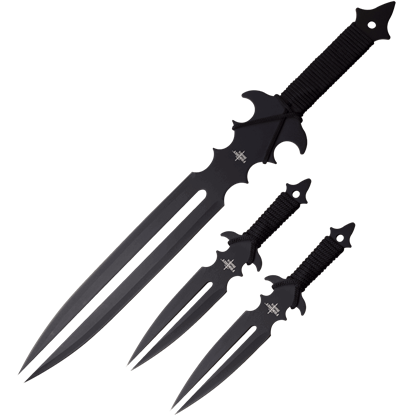 Split Blade Fantasy Sword and Thrower Set