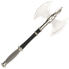 Two-Blade Fantasy Fighting Axe