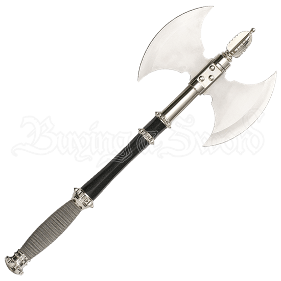 Two-Blade Fantasy Fighting Axe