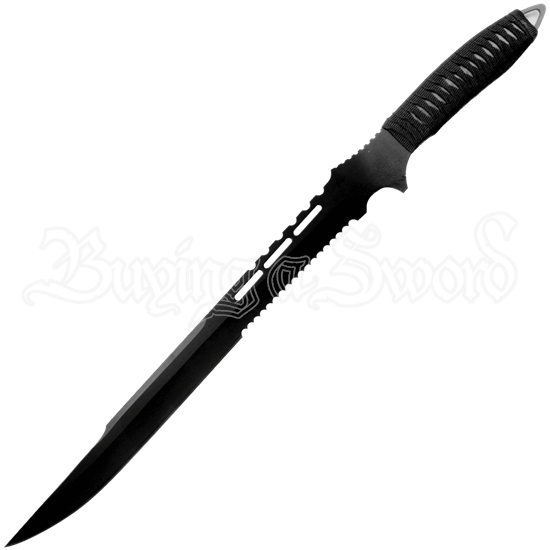 Serrated Night Ninja Sword