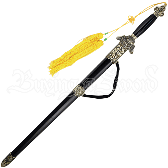 Cornsilk Tassel Tai Chi Sword