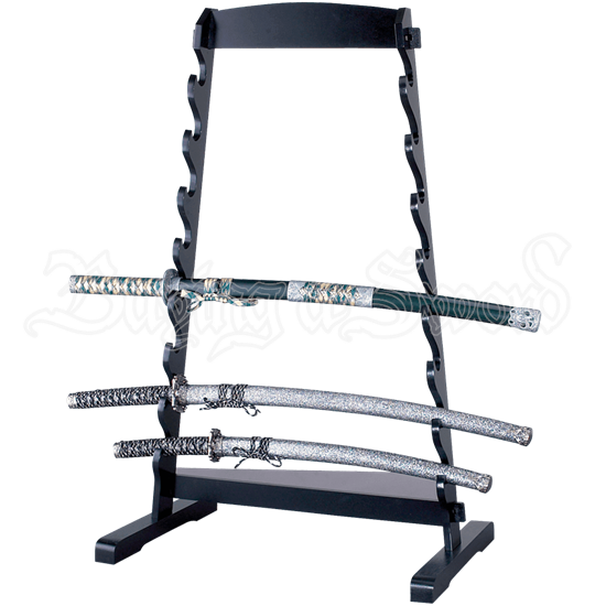 8 Tier Slanted Floor Sword Stand MCWS8T by Medieval Swords