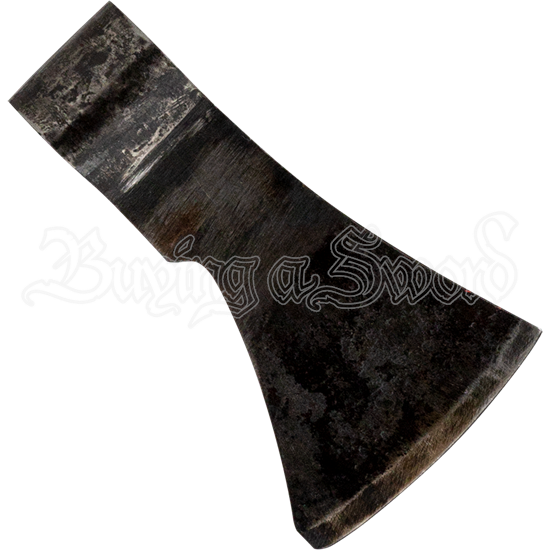 2" Metal Ring LARP CAS Viking Axe Hanger Dagger Rapier Holder Brown Leather 