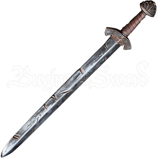 FOAM Padded Viking Sword Latex LARP Medieval Prop Weapon Cosplay Costume onehand 