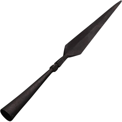 Light Medieval Spearhead - Forged Finish